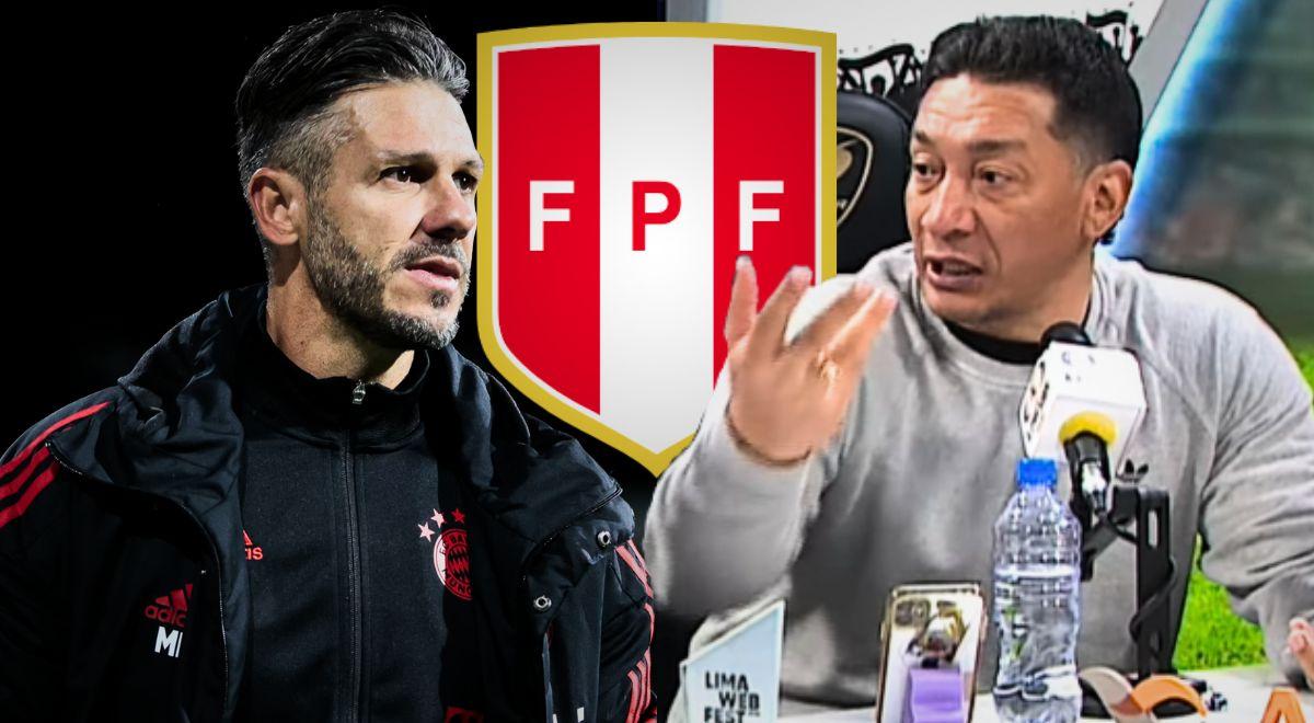 Carlos Galván criticó fuerte a Martín Demichelis tras ser vinculado a la selección peruana : 