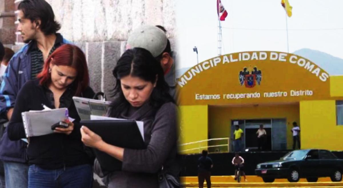 Convocatoria de trabajo: Municipalidad de Comas contratará a ciudadanos que tengan entre 18 y 40 años