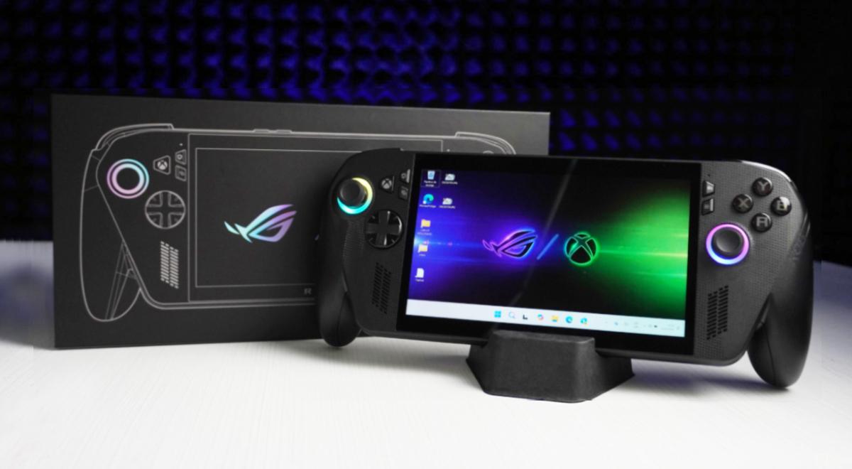 ASUS presenta su consola de 'bolsillo' con procesador AMD Ryzen Z2, 24GB de RAM, 1TB y luces RGB