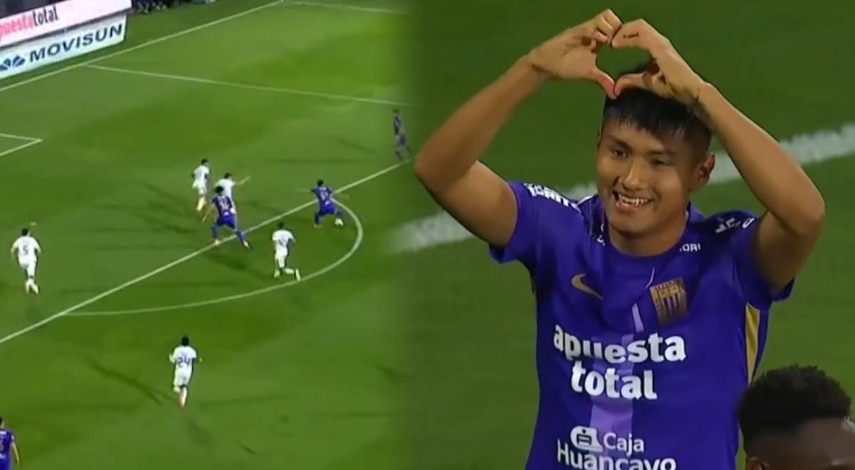 Piero Cari festejó su primer gol con Alianza Lima tras anotar el 2-1 sobre Sport Boys