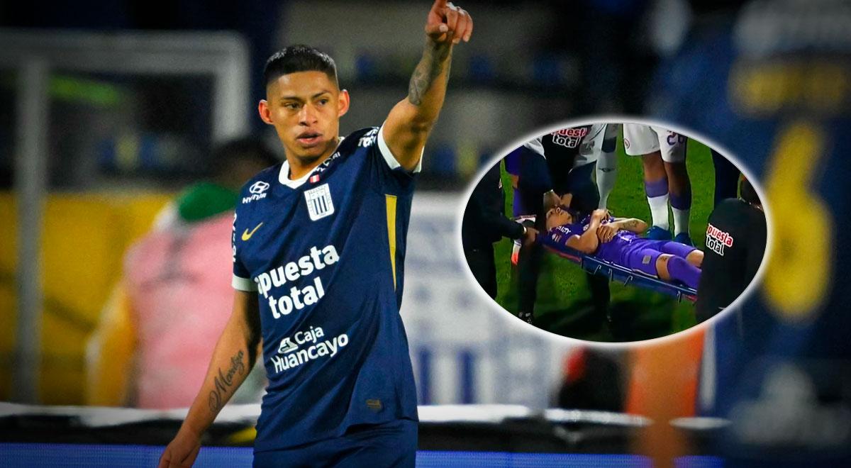 Se reveló el estado de salud de Quevedo tras salir en ambulancia con Alianza Lima: 