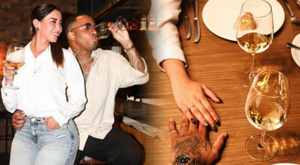 ¿Jefferson Farfán y Xiomy Kanashiro se comprometieron? Pareja mostró singular detalle en cena romántica