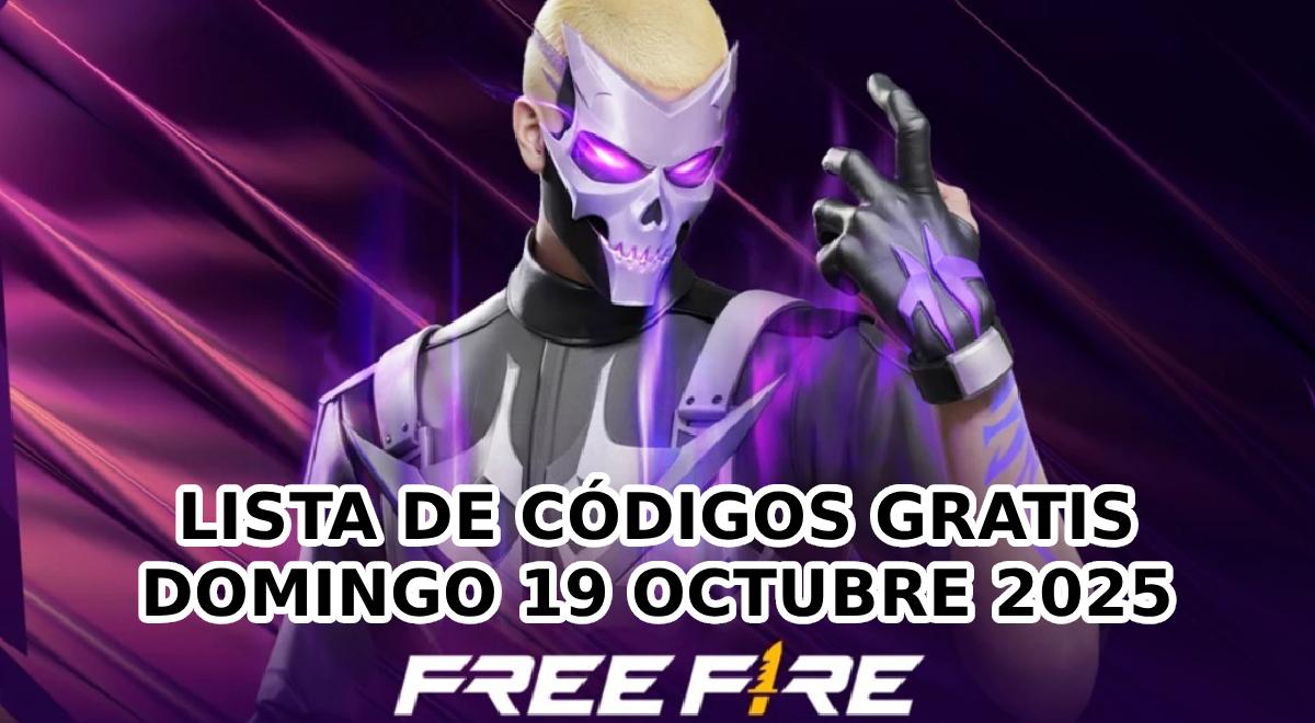 Lista de códigos de Free Fire para conseguir armas y diamantes GRATIS HOY, domingo 19 de octubre