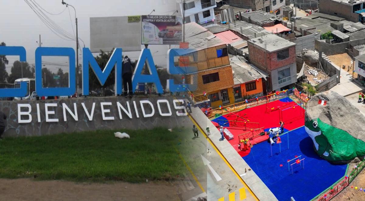 Municipalidad de Comas recuperó importante espacio público: vecinos disfrutarán de moderna obra