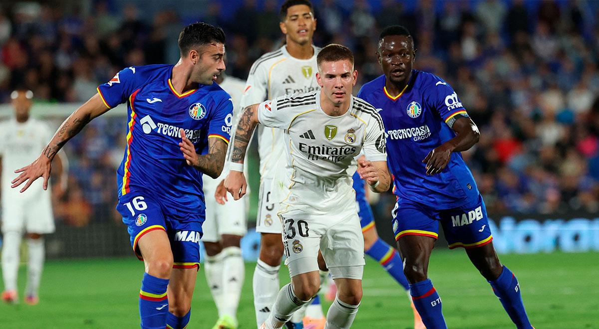 ¿A qué hora juega Real Madrid vs Getafe y dónde ver EN VIVO partido por LaLiga?