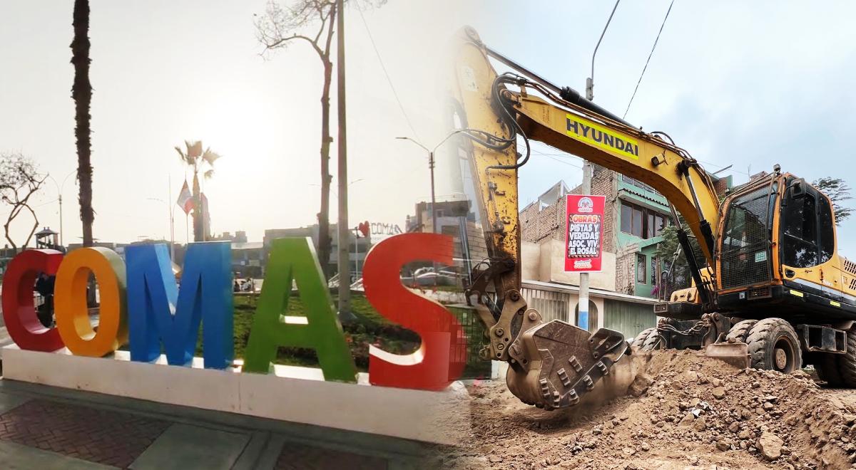 Municipalidad de Comas está realizando megaobra: vecinos disfrutarán de pistas y veredas nuevas