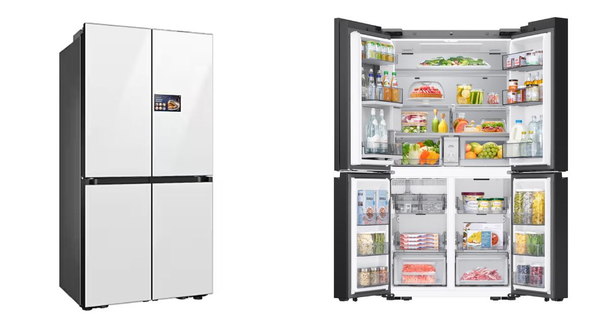 Samsung Bespoke: este refrigerador con IA tiene pantalla de 9'' para ver su interior y te dice qué puedes cocinar cada día