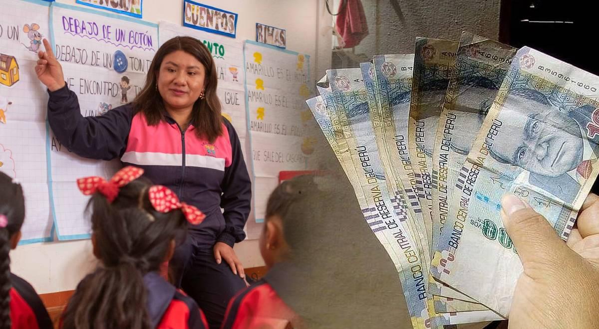 Minedu pagará bono de 18 mil soles a docentes: ¿quiénes cobrarán y desde cuándo?