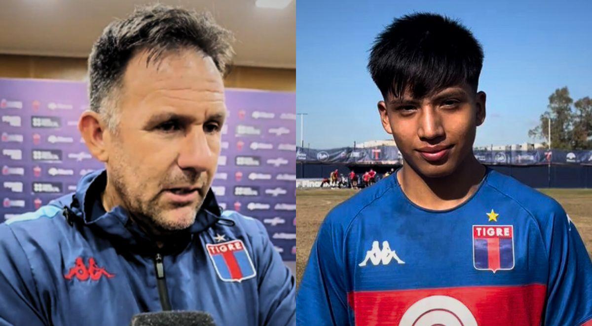 DT de Tigre dio fuerte calificativo a Marcos Rivas, 'joya' peruana que tiene ofertas de Europa: 