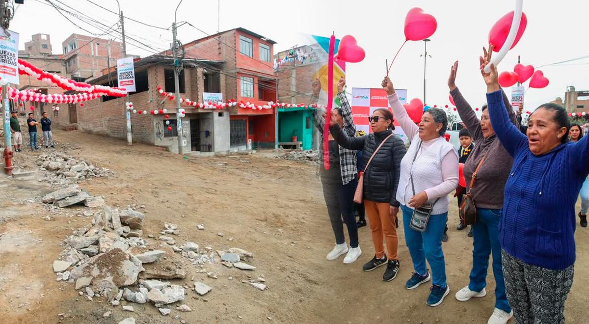 Municipalidad de San Juan de Lurigancho inicia obra tras 35 años de espera: mejorará la calidad de vida de vecinos