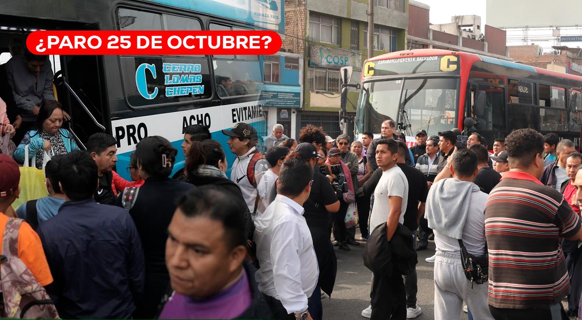 ¿Habrá paro de transportistas este 25 de octubre? Lo último confirmado por representantes de gremios
