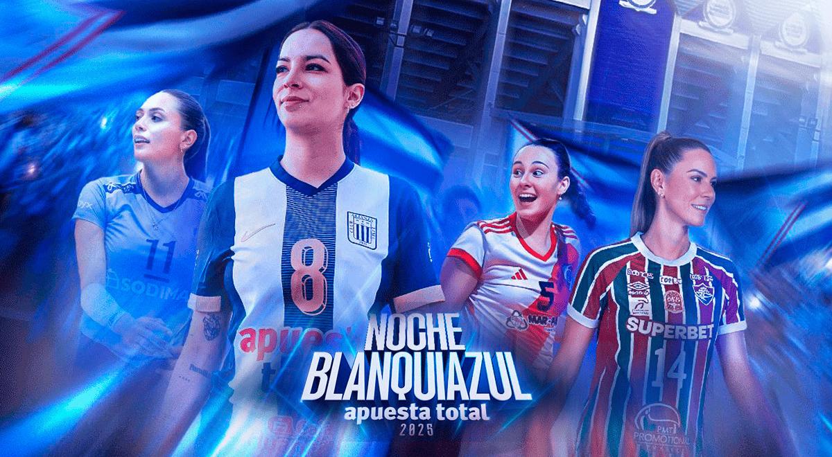 Noche Blanquiazul Vóley 2025: días, programación completa, canal y dónde ver a Alianza Lima