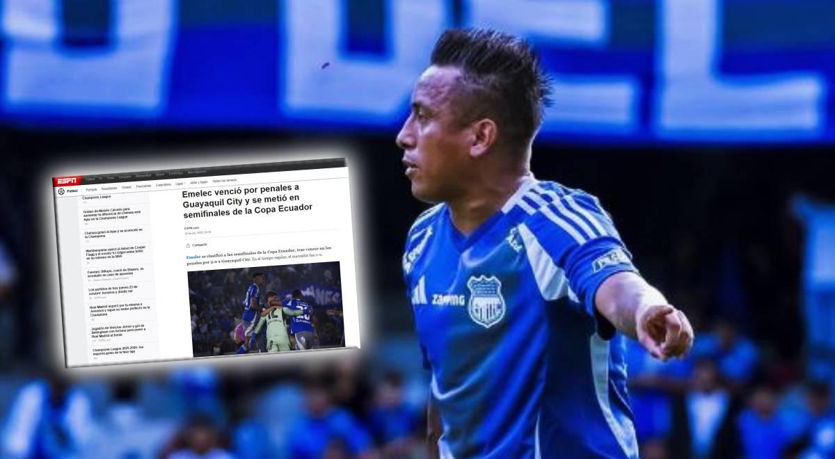 Prensa de Ecuador dio fuerte opinión tras ingreso de Christian Cueva con Emelec: 