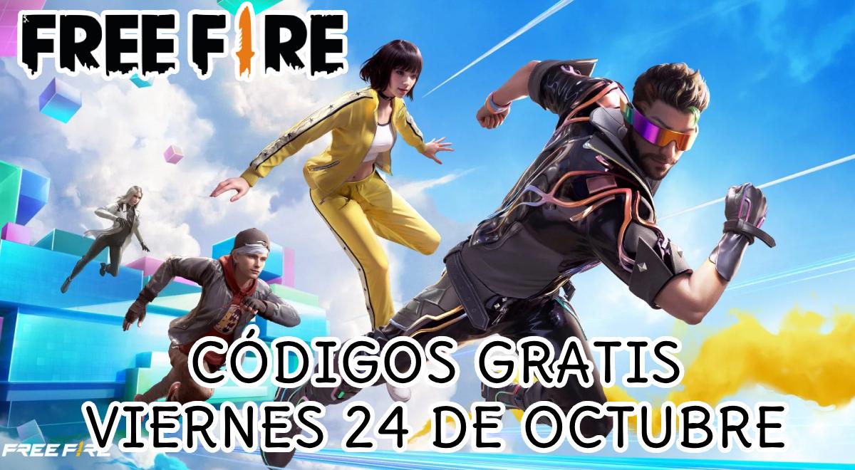 Lista de Códigos Free Fire de HOY, viernes 24 de octubre: canjea los premios que Garena regala para tu partida