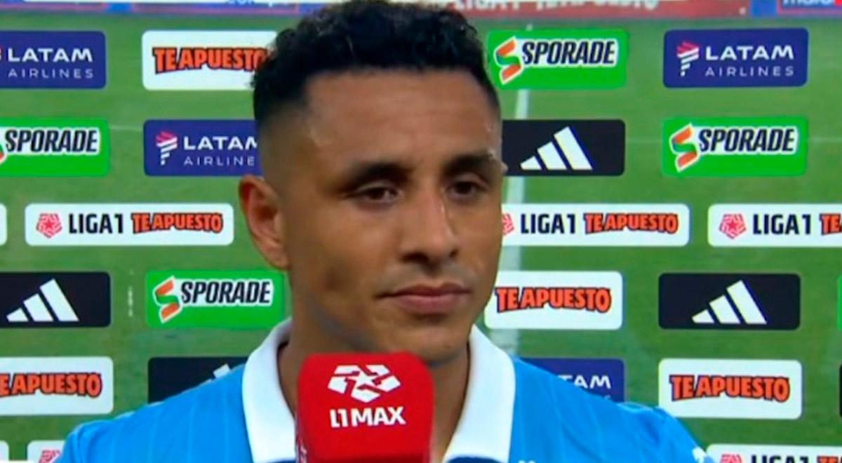 Yotún se dirige a Universitario y da fuerte mensaje tras de derrota de Cristal: 