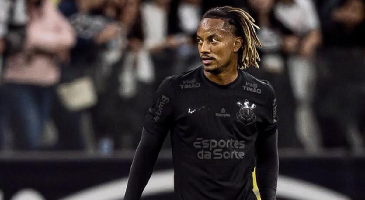 Corinthians toma drástica decisión sobre André Carrillo tras meses de inactividad