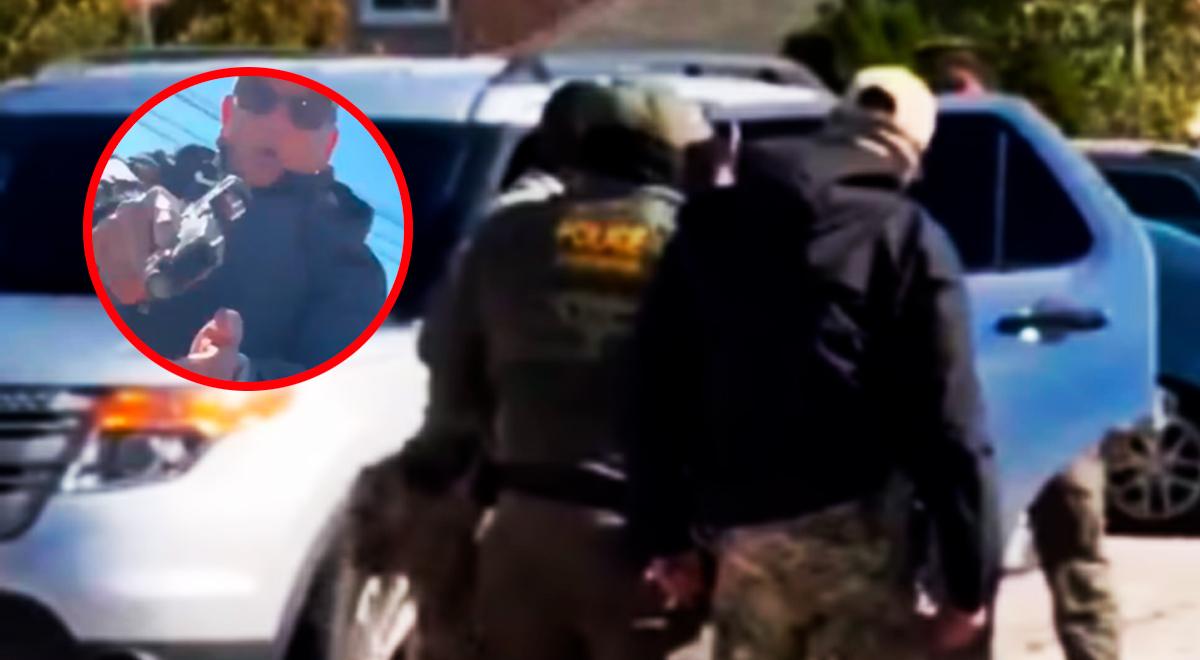 ALERTA para inmigrantes embarazadas: agente de ICE apunta con arma a gestante y escena es viral