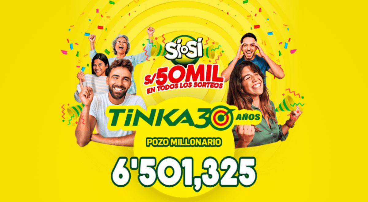 Resultado La Tinka HOY, domingo 26 de octubre: números ganadores del Pozo Millonario