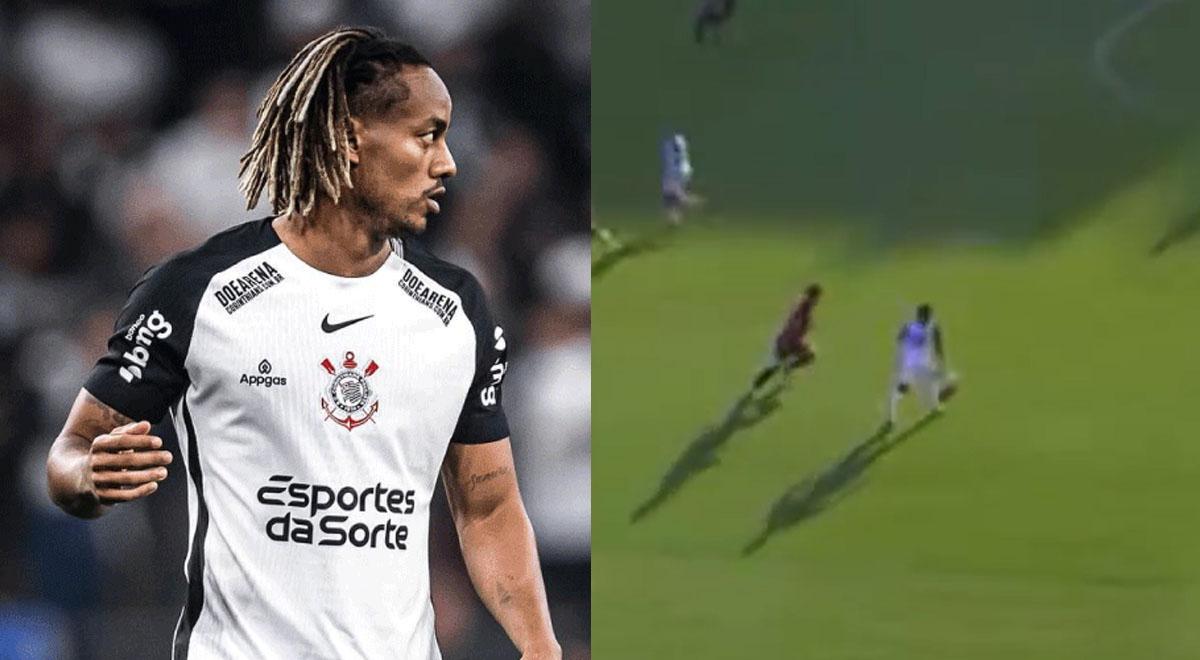 ¡Mal regreso! El errado pase de André Carrillo en ataque que Corinthians lamentó 