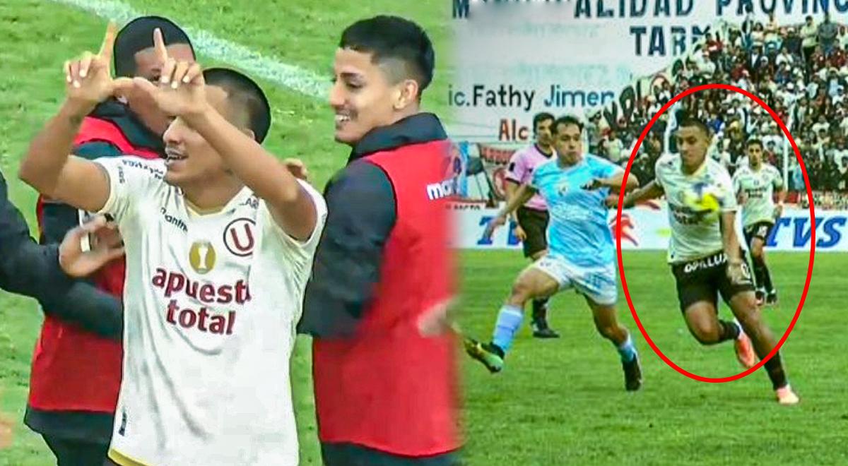 Álex Valera anotó el 1-0 de Universitario, pero el VAR lo anuló por una mano previa 