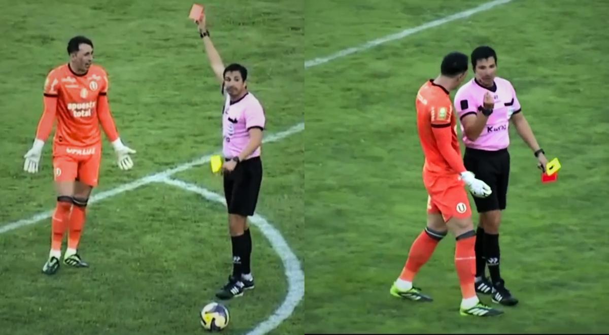 ¡Insólito! Kevin Ortega expulsó a Sebastián Britos en los minutos finales del Universitario vs ADT