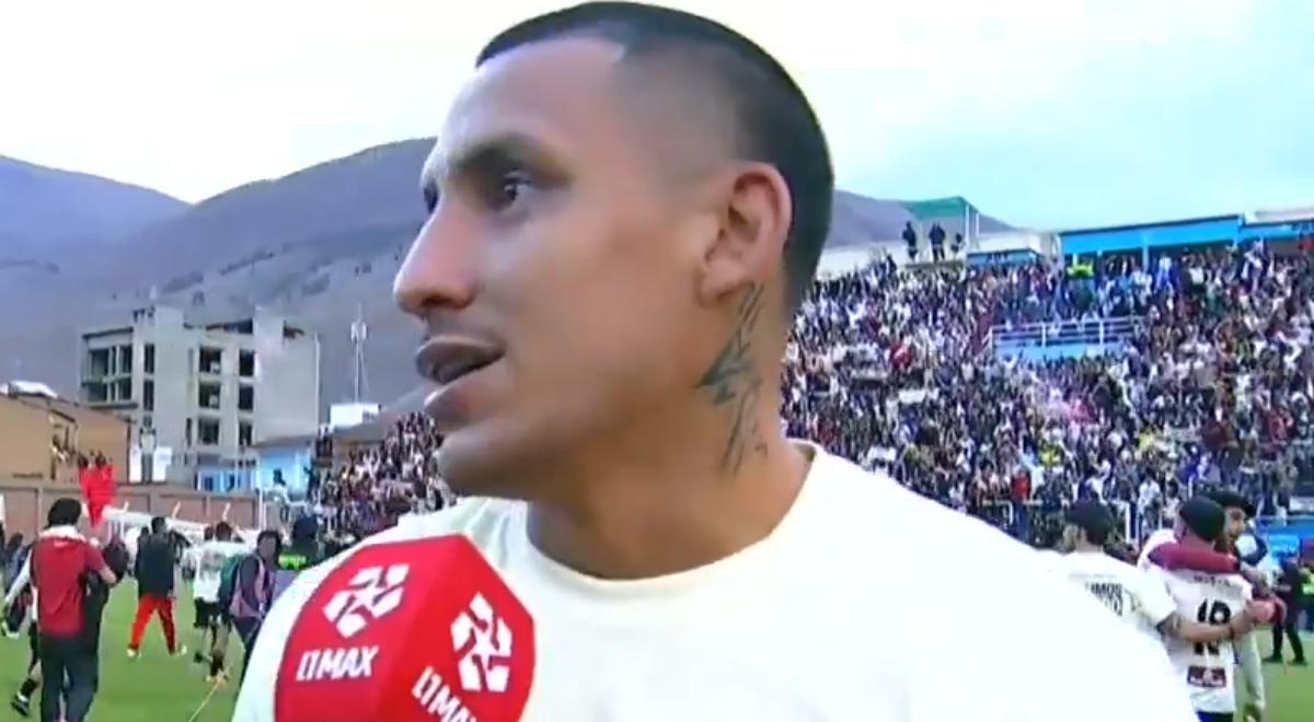 Álex Valera mostró su emoción tras marcar el gol del tricampeonato de Universitario: 