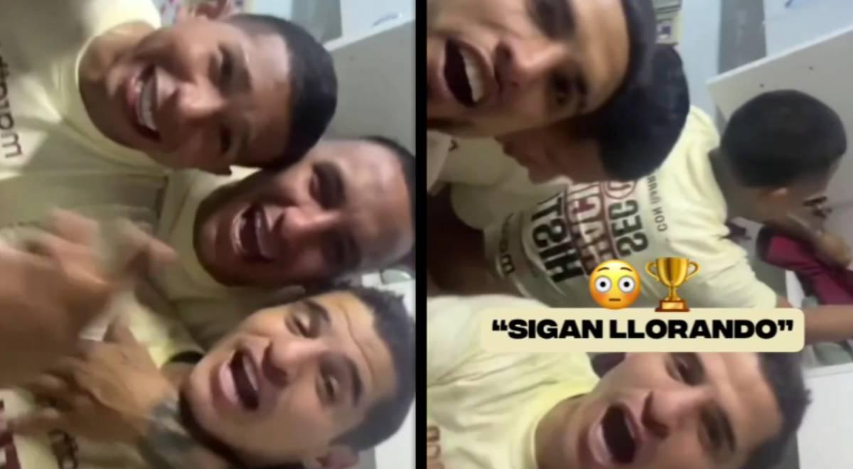 Futbolistas de Universitario celebran y mandan pícaro mensaje: 