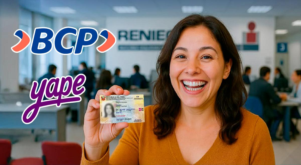 Reniec implementa nuevos medios de pago: ahora podrás cancelar por Yape y agentes del BCP