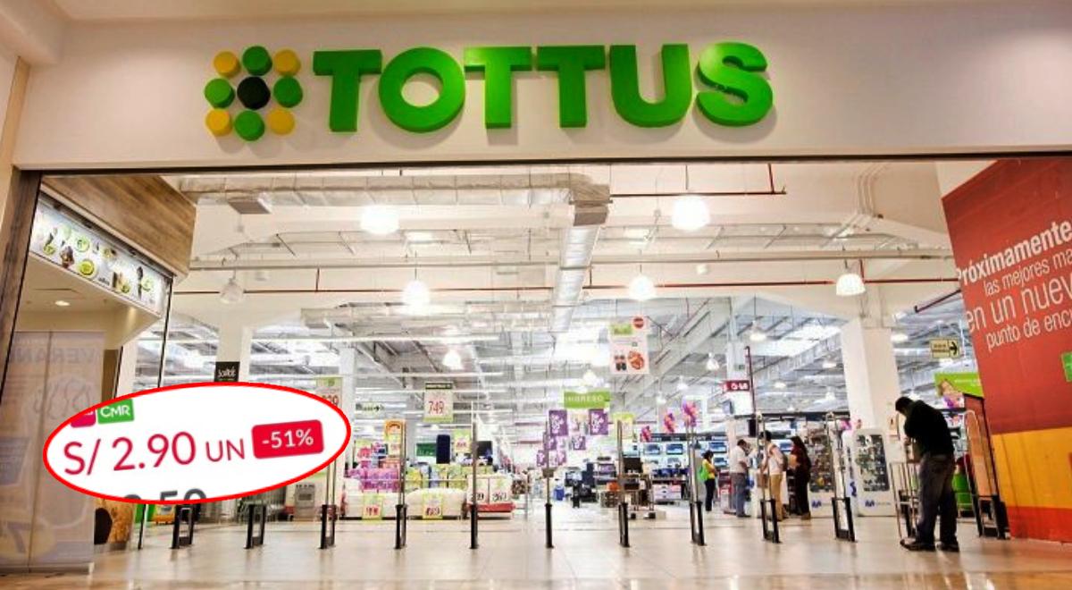 Tottus remata sus productos desde 2,90 soles por tiempo limitado: conoce cómo acceder