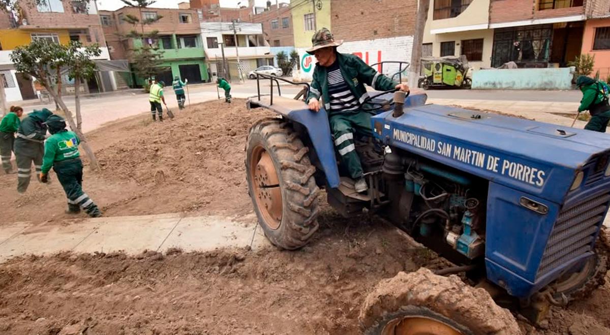 Municipalidad de San Martín de Porres recupera espacio público: vecinos gozarán de renovada zona