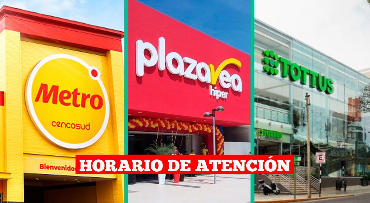 Horario de atención en supermercados este feriado 1 de noviembre: ¿a qué hora abren Plaza Vea, Tottus y Metro?