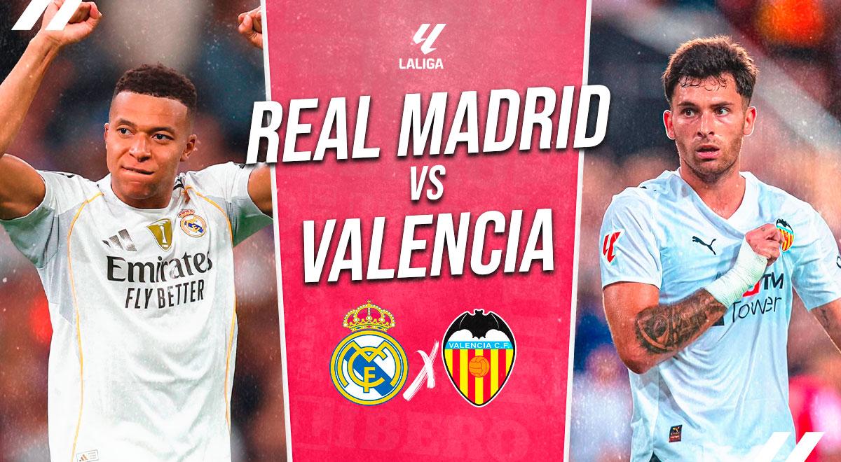 Real Madrid vs Valencia EN VIVO por DIRECTV: a qué hora juega, pronóstico y donde ver LaLiga