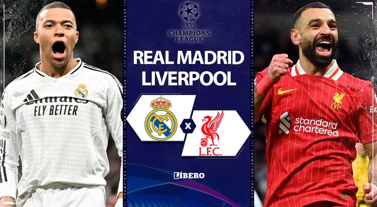 Real Madrid vs Liverpool EN VIVO por Champions League: cuándo juega, horario, pronóstico y dónde ver