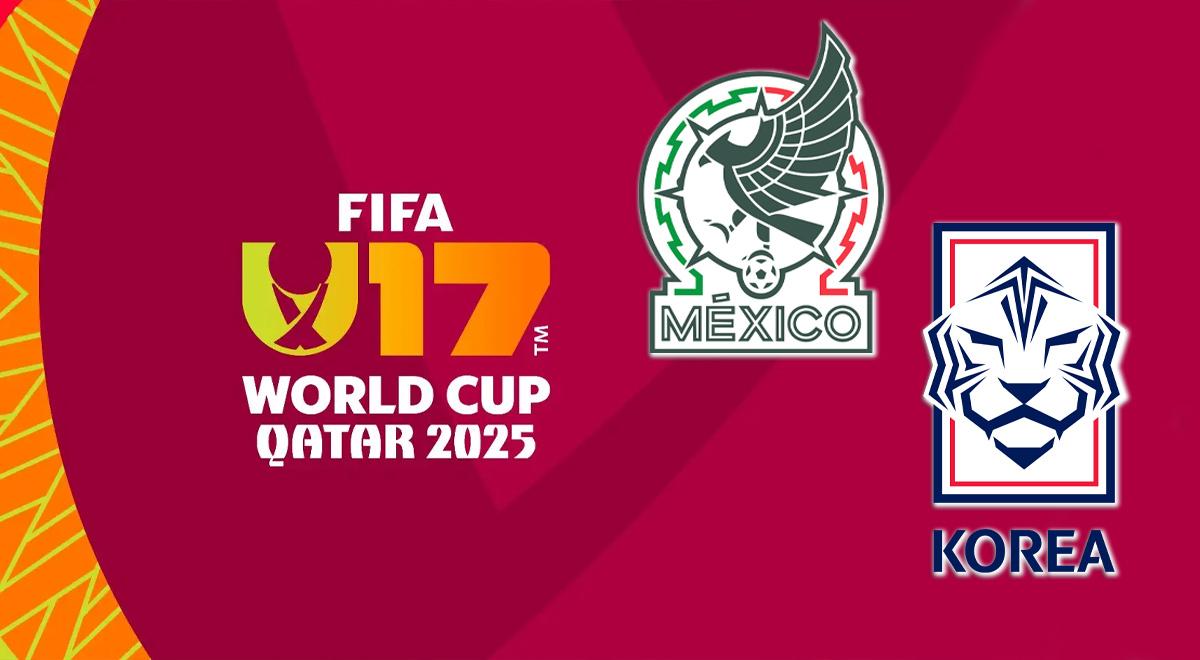 ¿A qué hora juega México vs Corea del Sur y en qué canal transmiten partido del Mundial Sub 17?
