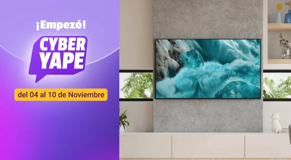 Aprovecha el Cyber Wow de Yape y compra esta TV Samsung de 55 pulgadas con descuento de 1500 soles