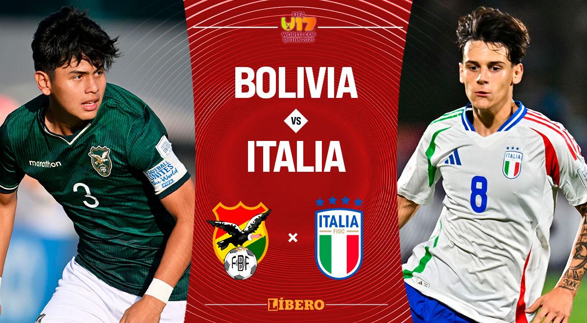 Bolivia vs Italia EN VIVO por DIRECTV: a qué hora juega, alineaciones y dónde ver Mundial Sub 17