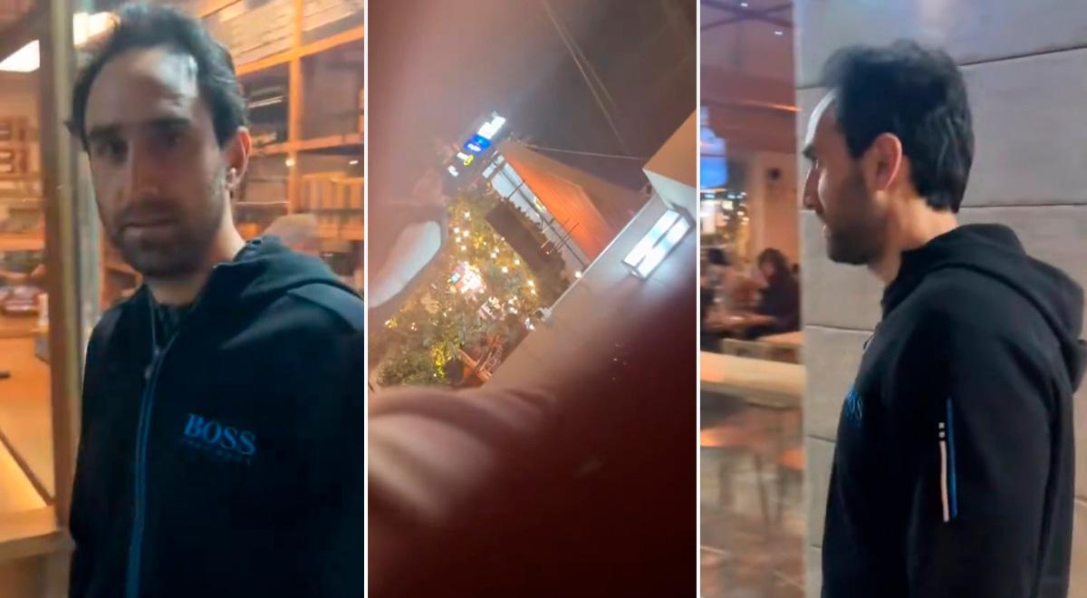 La reacción de Joel Raffo ante el fuerte reclamo de hincha de Cristal: 