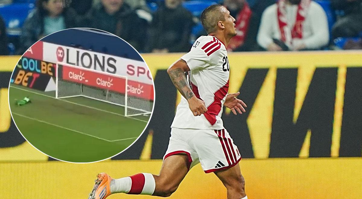 ¡Una 'pinturita'! Álex Valera anotó un golazo de larga distancia para el empate de Perú 