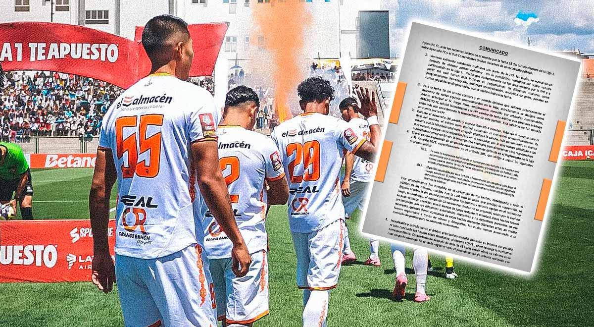 Ayacucho FC lanza fuerte mensaje en medio de la lucha del descenso por la Liga 1: 