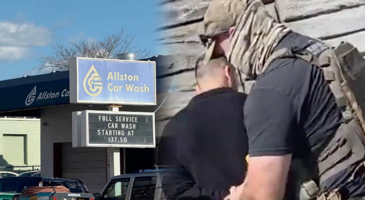 ALERTA por redadas de ICE fuera de control: agentes SE LLEVAN a nueve inmigrantes de autolavado en Allston