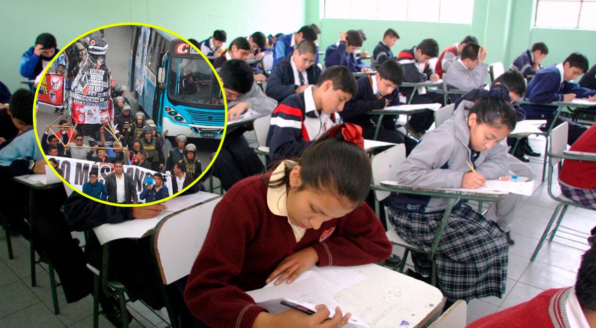 Confirman clases virtuales este 14 de noviembre por paro: aplica para colegios públicos y privados