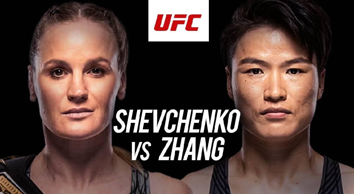 ¿A qué hora es la pelea Valentina Shevchenko vs Weili Zhang y dónde ver EN VIVO la UFC 322?