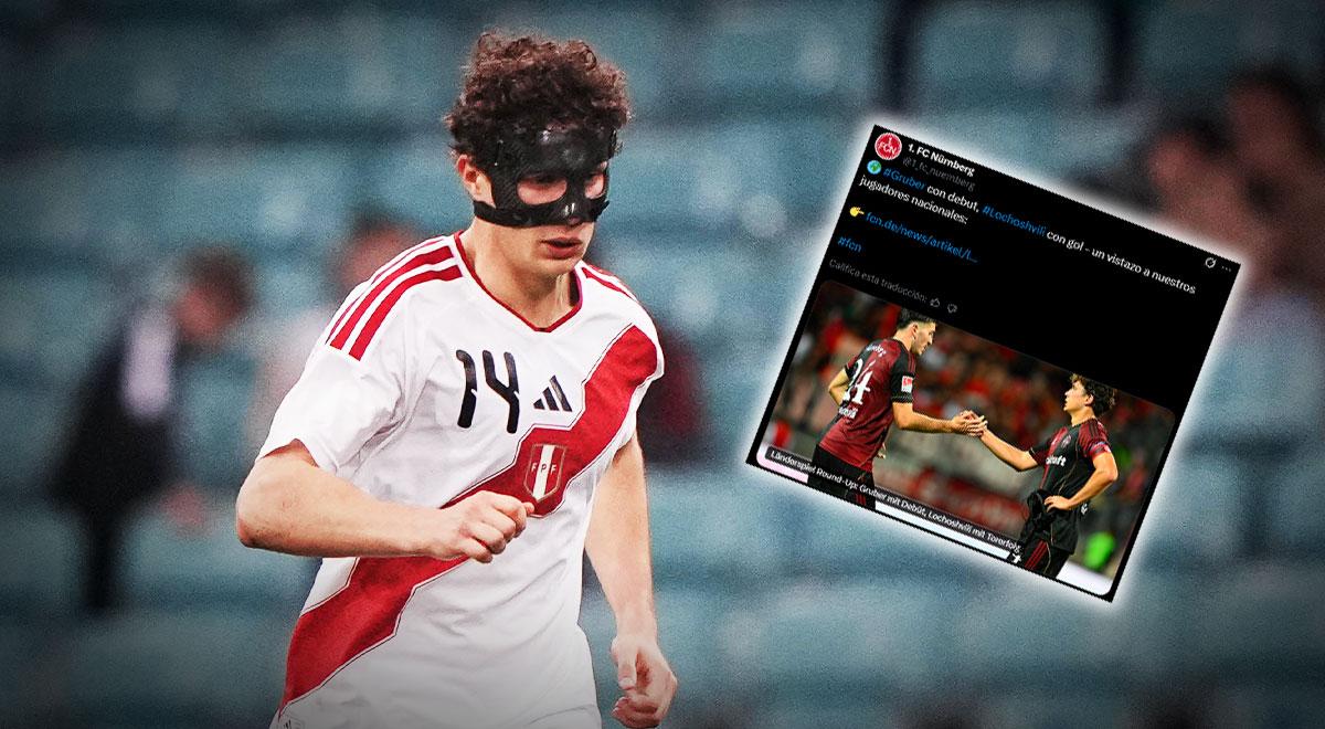 Núremberg impacta y se pronuncia sobre debut de Fabio Gruber con Perú: 