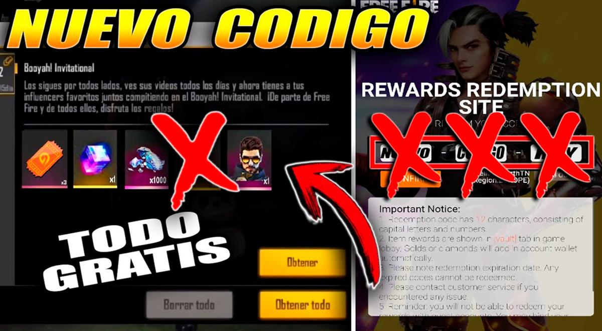 Códigos Free Fire del 20 al 23 de noviembre: canjea skinks totalmente gratis con estas claves