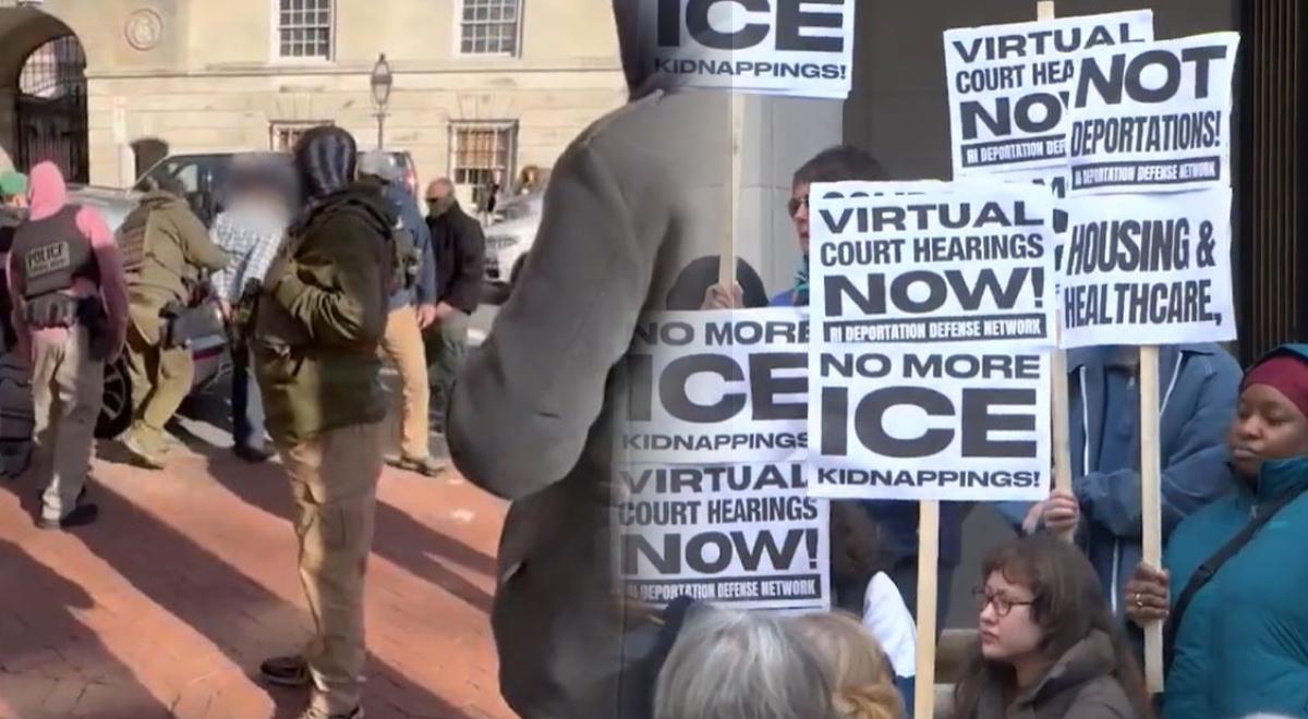 ¡CUIDADO con ICE en Rhode Island! Arrestan por error a muchacho de 16 años fuera de un juzgado: 