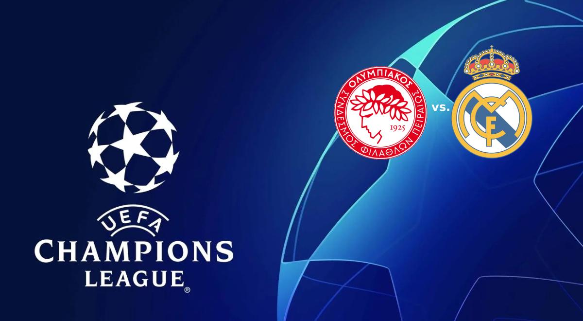 ¿A qué hora juega Real Madrid vs Olympiacos y dónde ver partido por Champions League?