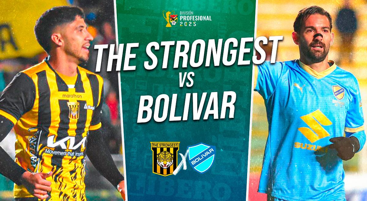 The Strongest vs Bolívar EN VIVO por Liga Boliviana: hora, pronóstico y dónde ver el clásico