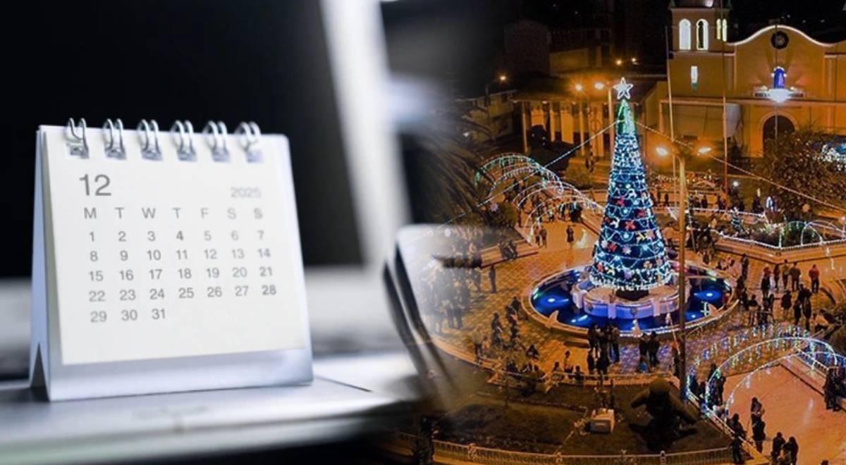Calendario de diciembre 2025: feriados y días libres CONFIRMADOS a nivel nacional para el sector público y privado