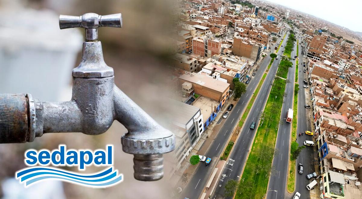 Los Olivos no tendrá agua este miércoles 3 de diciembre: Sedapal comparte lista de zonas afectadas