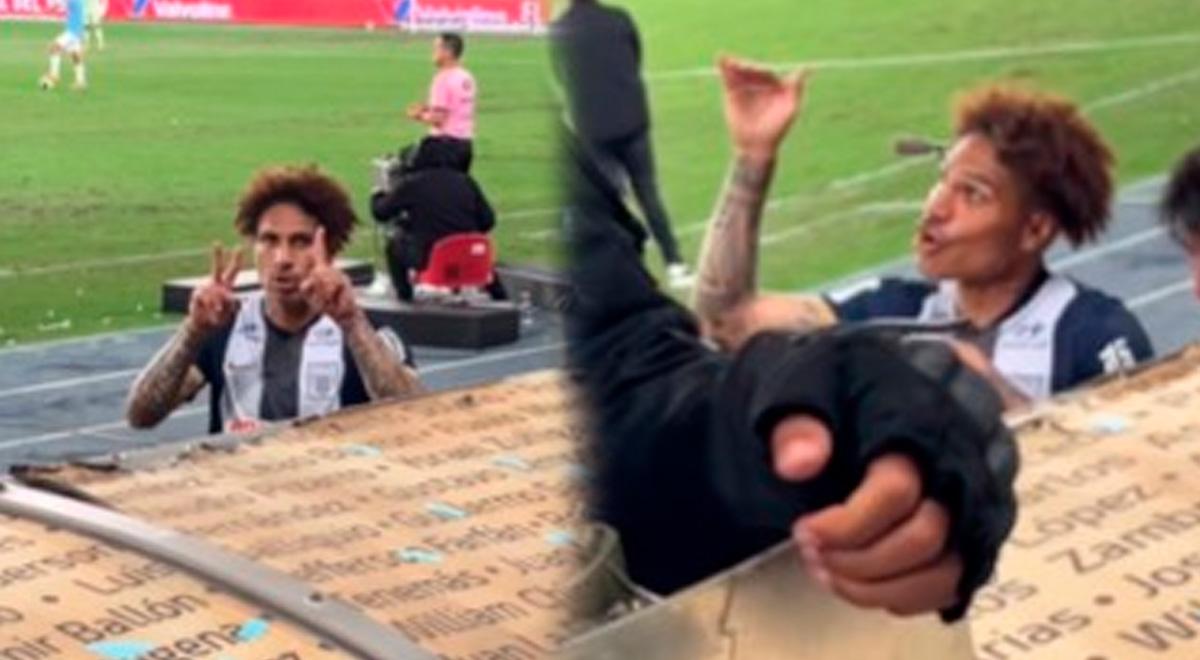 Paolo Guerrero tuvo polémico gesto al oír críticas de los hinchas de Cristal: 